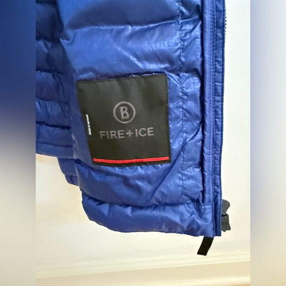 NWT • Bogner FIRE+ICE JURIS2 Quilted Blue Jacket • L - Picture 9 of 14
